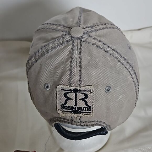 Robin Ruth Men's Logo New York Baseball Cap One Size  Gray/ Blue - Picture 3 of 16